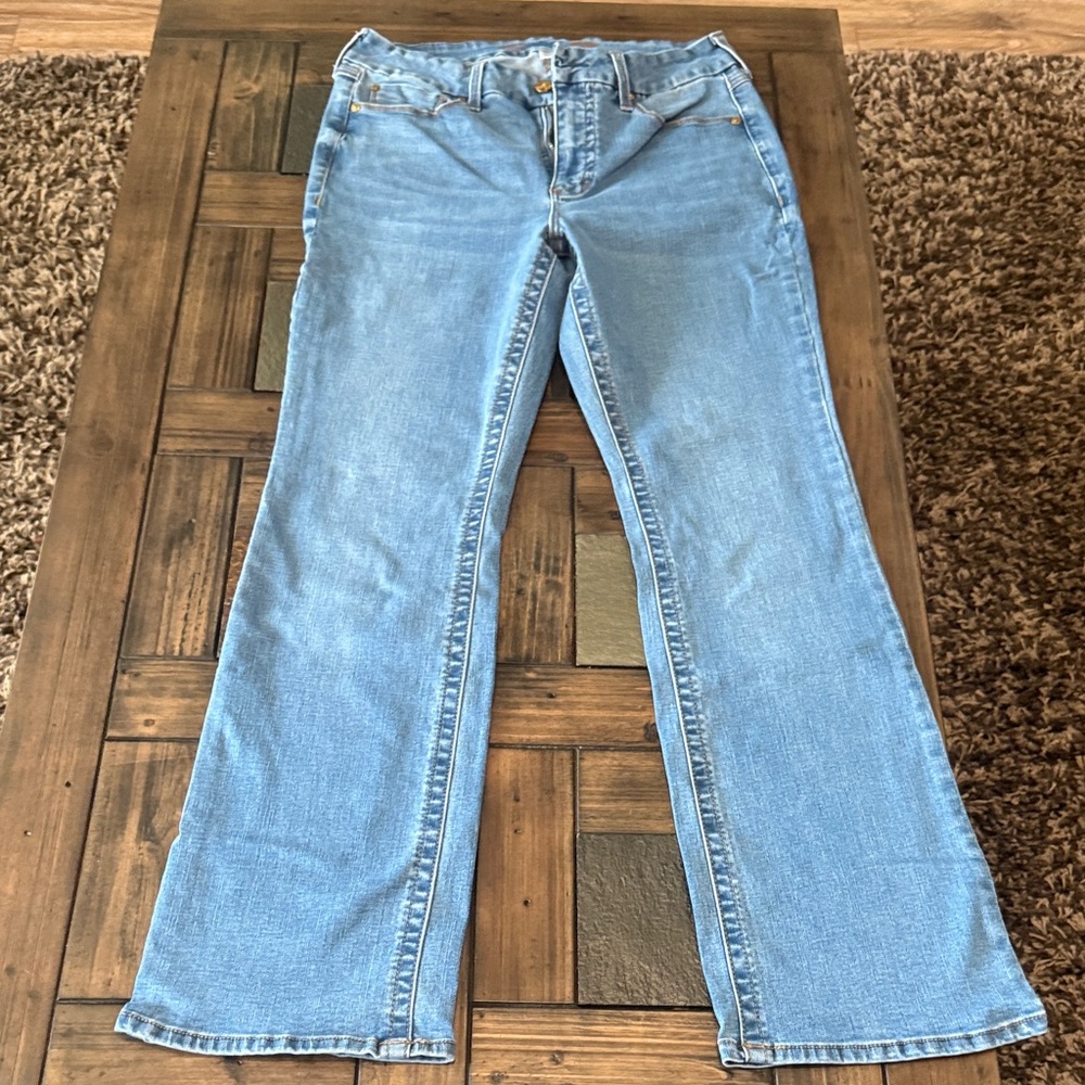 Seven boot jeans. Worn one time!  Blue Women's Jeans
